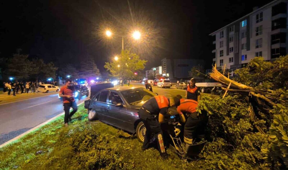 Erzincan’da 2 otomobilin çarpıştığı trafik kazasında 1 kişi yaralandı. İtfaiye