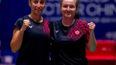 Erzincanlı milli badmintoncular Nazlıcan İnci ile Bengisu Erçetin, Çin’de düzenlenen