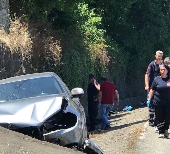 Giresun’un Bulancak ilçesinde meydana gelen trafik kazasında 79 yaşındaki motosiklet