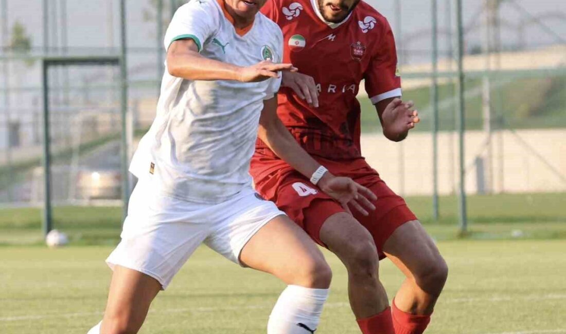Hazırlık maçında Alanyaspor, İran Persian Gulf Pro League temsilcisi Perspolis’e