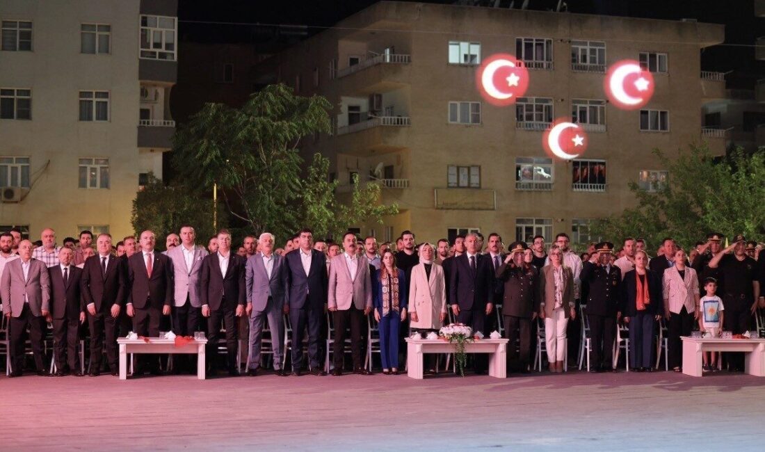 Mardin’de 15 Temmuz Demokrasi ve Milli Birlik Günü dolayısıyla anma