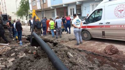 Ordu’nun Aybastı ilçesinde altyapı çalışmaları sırasında yaşanan göçüğun altında kalan