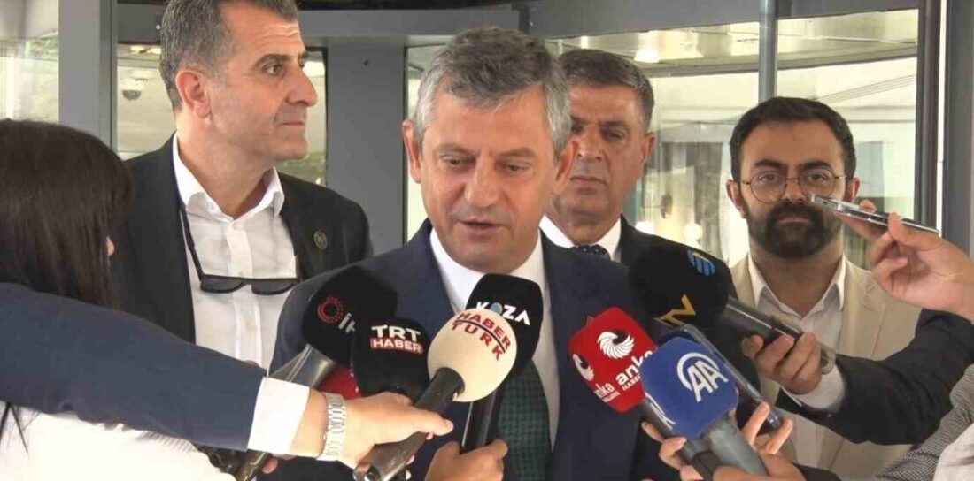 CHP Grup Başkanı Özgür Özel, “Partinin siyasi kuruluşunu milletimizle birlikte