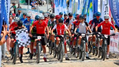 Erzincan’da, Uluslararası Dağ Bisikleti Şampiyonası’nın 4. etap yarışı MTB Ergan