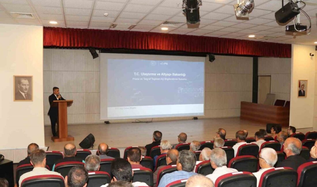 Erzurum PTT Bölge Müdürlüğü tarafından, Oltu’da muhtar ve esnafa yönelik