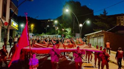 Erzincan’ın Refahiye ilçesinde, 15 Temmuz Demokrasi ve Milli Birlik Günü
