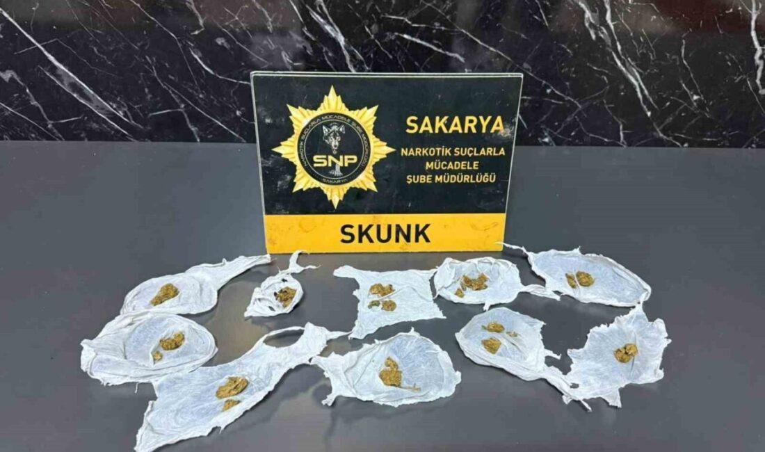 Sakarya’nın Serdivan ilçesinde polis ekiplerince düzenlenen uyuşturucu operasyonunda gözaltına alınan