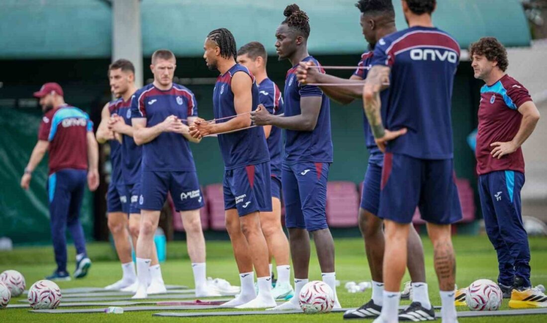 Trabzonspor, 2026-2027 sezonu hazırlıklarını Mehmet Ali Yılmaz Tesisleri’nde sürdürürken, kadrodaki
