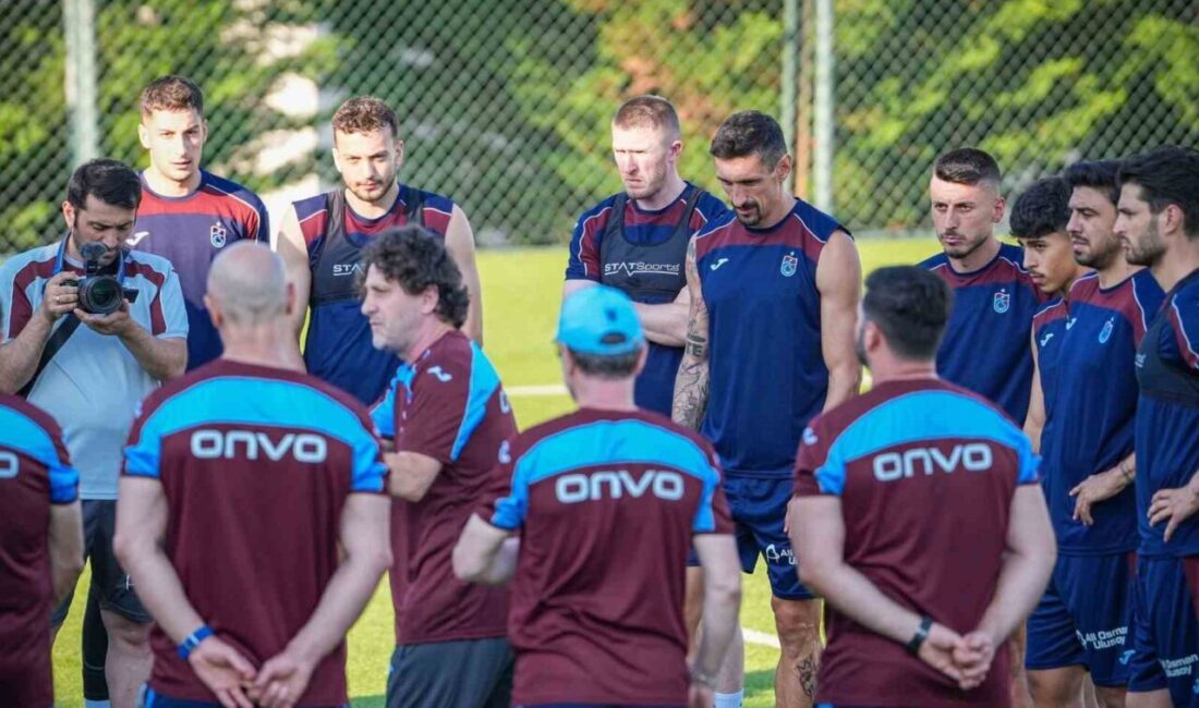 Trabzonspor, 2026-2027 sezonu hazırlıklarını Mehmet Ali Yılmaz Tesisleri’nde gerçekleştirdiği akşam