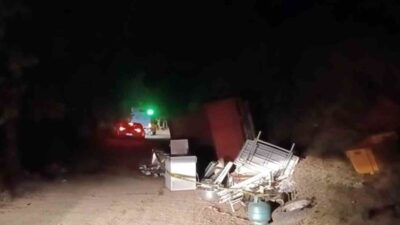 Sakarya’nın Hendek ilçesinde Çiğdem Yaylası’ndan dönüş yolunda olan bir kamyonetin